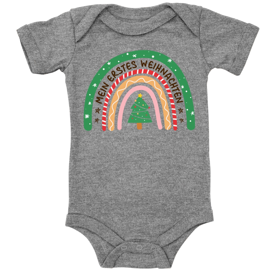 Mein erstes Weihnachten, Weihnachtsbogen, Regenbogen überm Tannenbaum