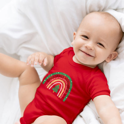 Mein erstes Weihnachten, Weihnachtsbogen, Regenbogen überm Tannenbaum