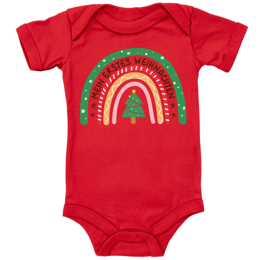 Mein erstes Weihnachten, Weihnachtsbogen, Regenbogen überm Tannenbaum
