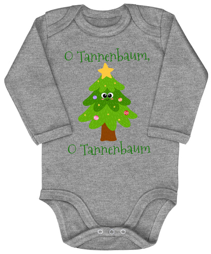 O Tannenbaum, niedlicher Weihnachtsbaum mit Christbaumkugeln