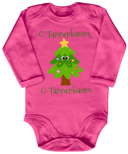 O Tannenbaum, niedlicher Weihnachtsbaum mit Christbaumkugeln