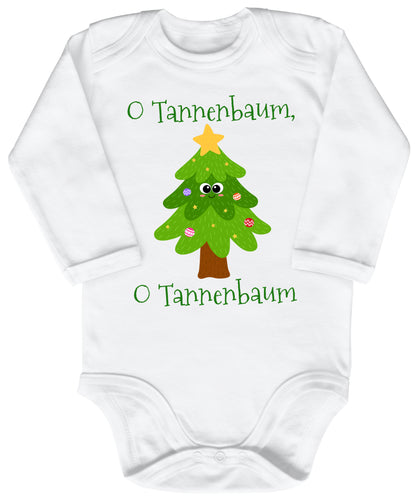 O Tannenbaum, niedlicher Weihnachtsbaum mit Christbaumkugeln