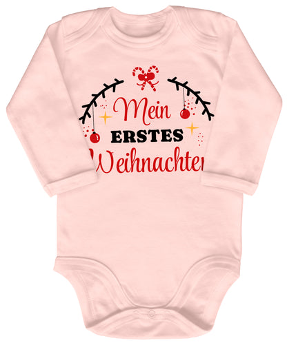 Mein erstes Weihnachten, Tannenzweige mit Christbaumkugeln