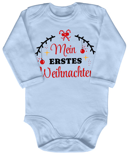 Mein erstes Weihnachten, Tannenzweige mit Christbaumkugeln