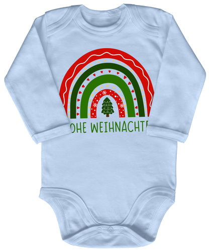 Frohe Weihnachten, weihnachtlicher Regenbogen