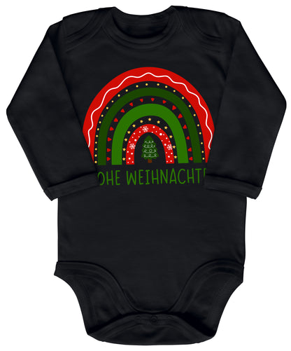 Frohe Weihnachten, weihnachtlicher Regenbogen