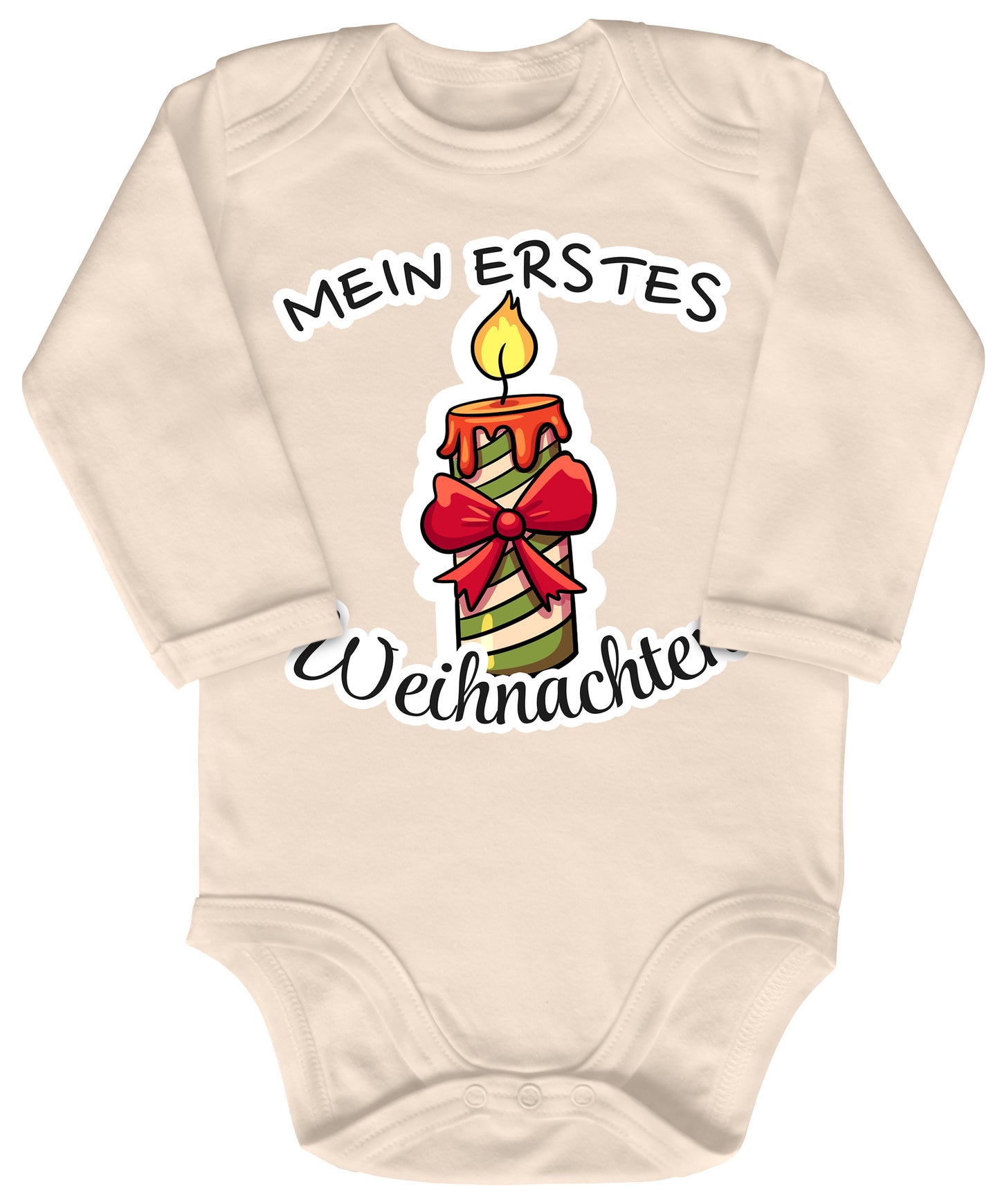 Mein erstes Weihnachten, brennende Kerze