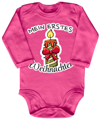 Mein erstes Weihnachten, brennende Kerze