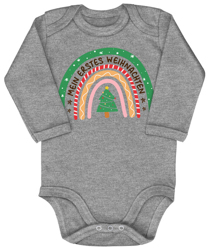 Mein erstes Weihnachten, Weihnachtsbogen, Weihnachtlicher Regenbogen überm Tannenbaum